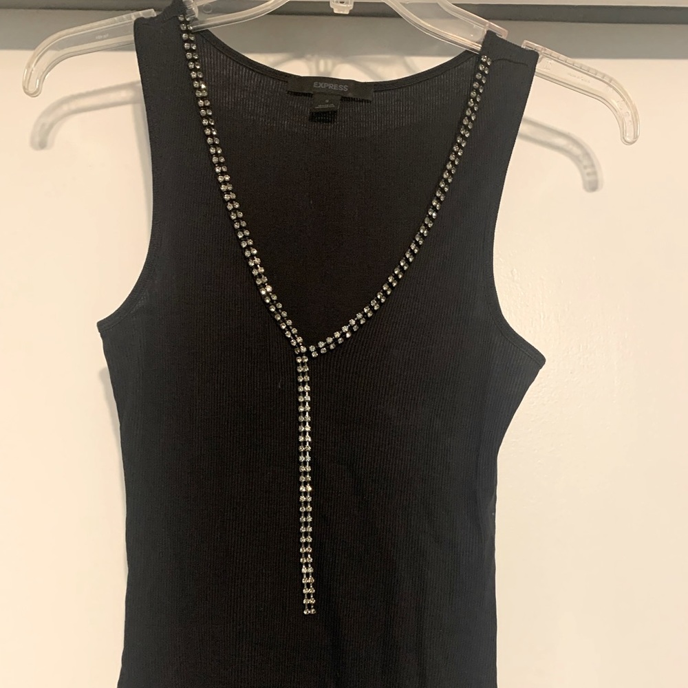 Rhinestone tank top